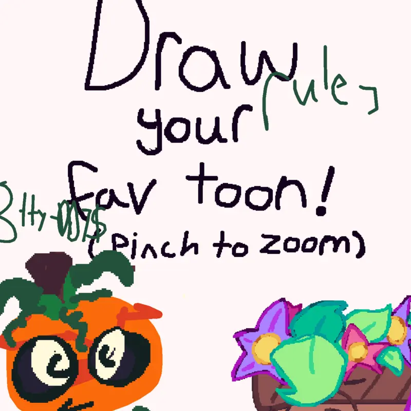 UWU I barley drew Toodles I mean gourdy- by @K8tty-D0ts