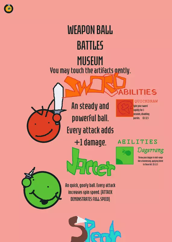 Weapon Ball Battle Museum by @infinitychallenge5