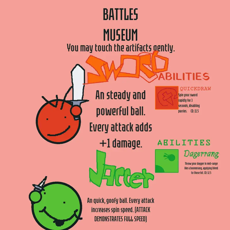 Weapon Ball Battle Museum by @infinitychallenge5