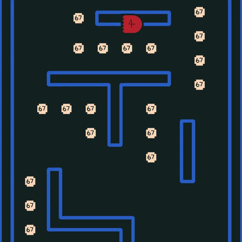 Pac-Man game by @Gaeljogo