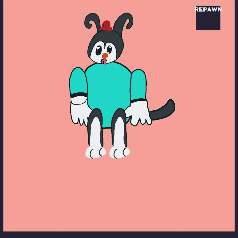 (REPOST) Wakko Warner ragdoll by @Pauna