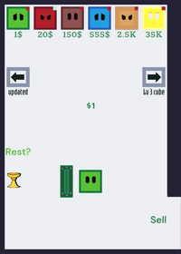 Fun lv up cube game simulator 2 evolved beta...