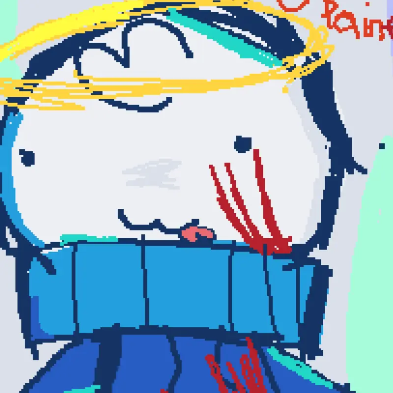 ITS JUS RED PAINT BUDDY by @i_luvshadowmilk
