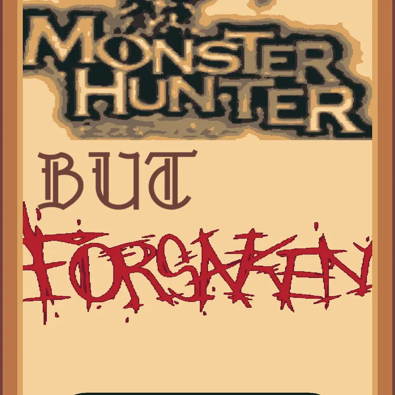 MonsterHunter in forsaken(thx siliqilly) by @Spinopino