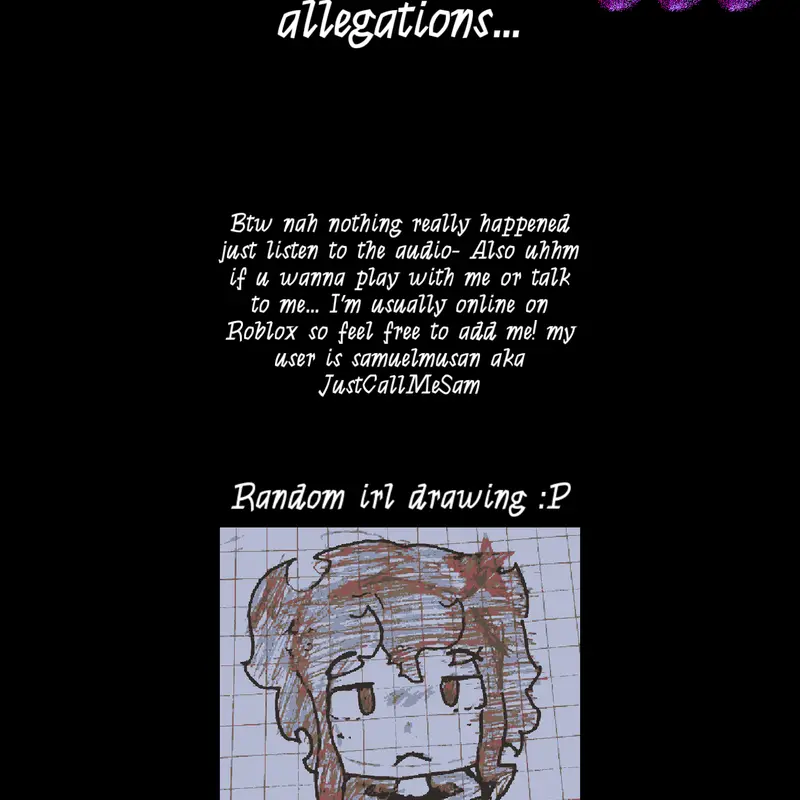 addressing the recent allegations... by @just_call_me_sam