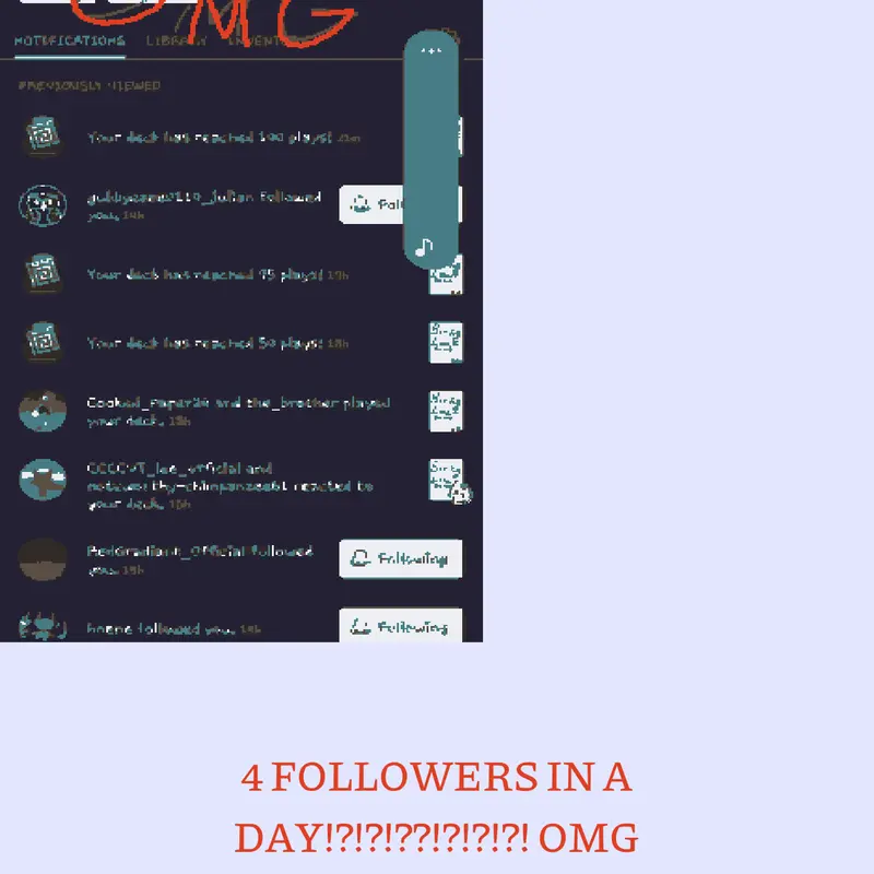 4 followers by @septuple_stuffed_oreo