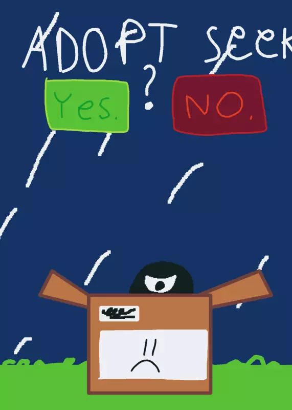 Oh, he is very sad, help him! by @TblKTO