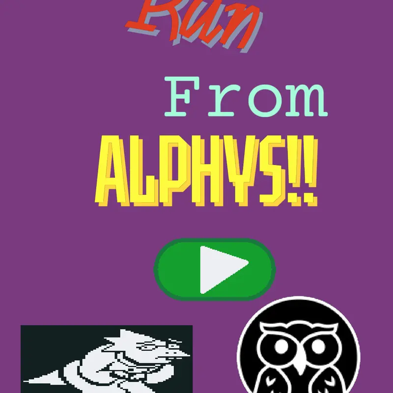 Run From Alphys by @fries_guy2927