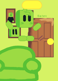 Take care of Green cube!