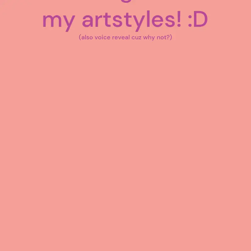 Showing all 3 of my artstyles! by @AyanahInSpace