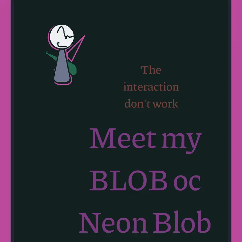 Neon blob by @Cherrysgames