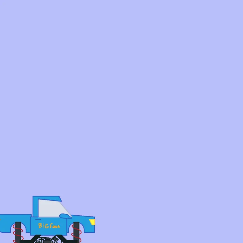 Bigfoot monster truck by @megatron300