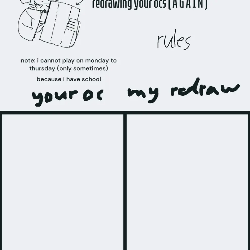 redrawing your ocs by @little_droplet