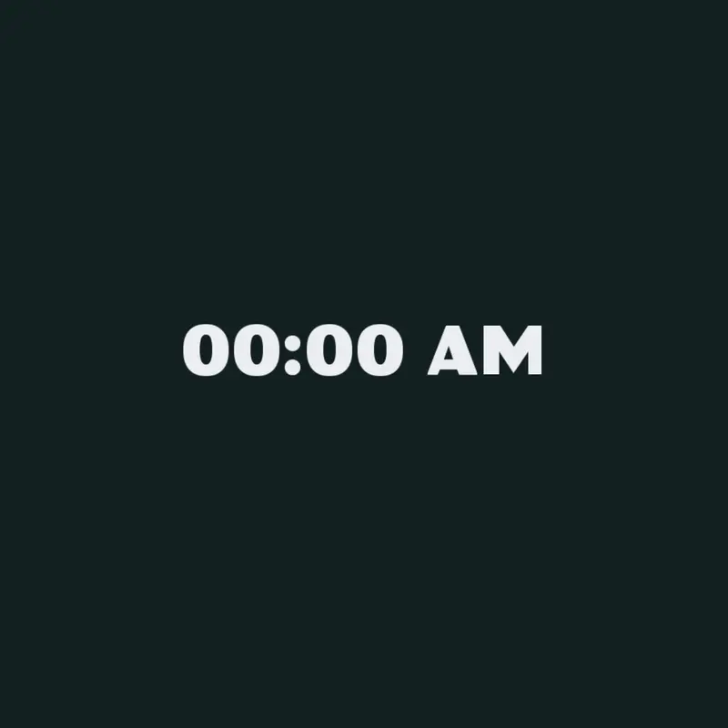 Timer Clock by @Myhorror1