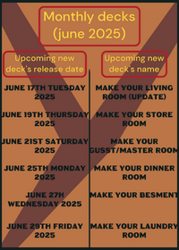 Monthly decks… (june 2025) (again and again)
