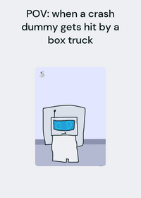 Boxtruck runs over crashdummy64