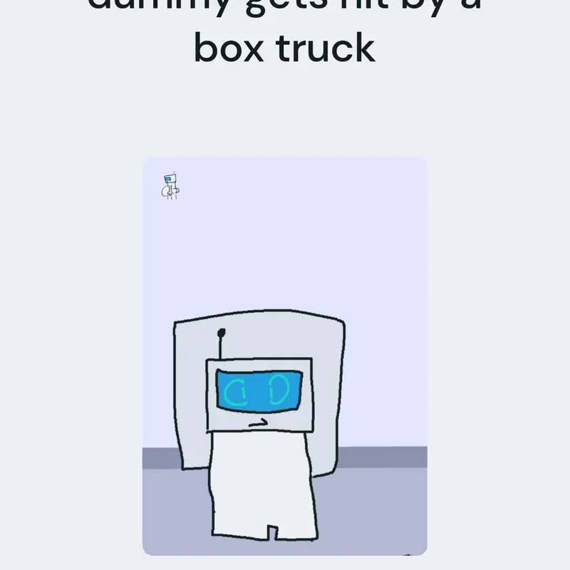 Boxtruck runs over crashdummy64 by @gavinpro_is_back