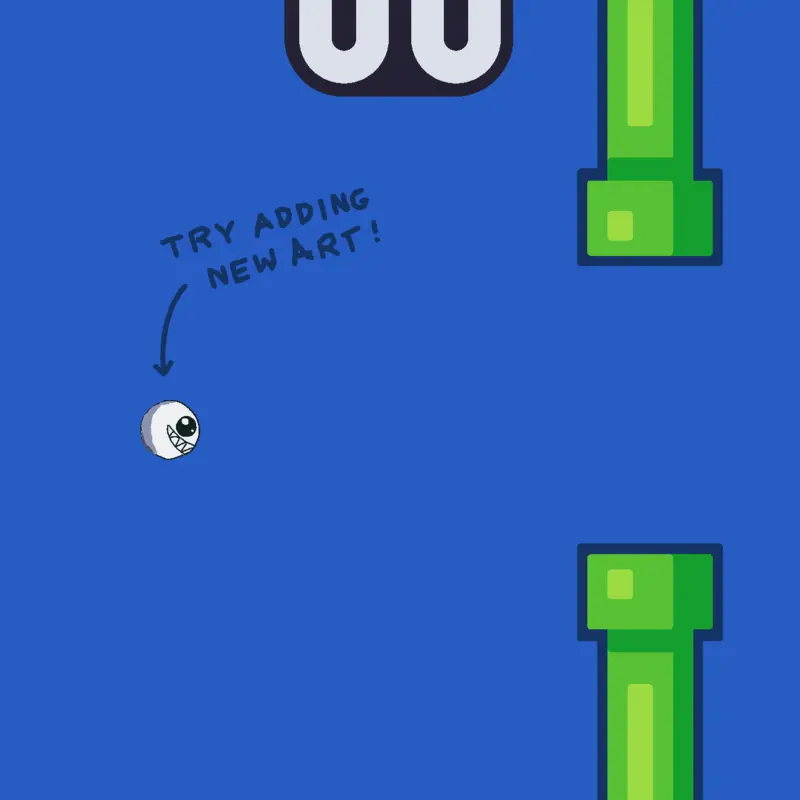 Flappy circus!! by @AnaLuciaPreece