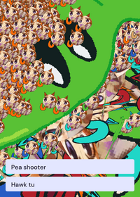 Feed peashooter