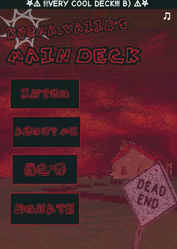 My main deck yayayay by @K4rma_Vaiid