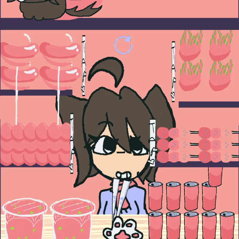 FEED MY OC AND MY OC PET MUKBANG by @cats_are_kewl