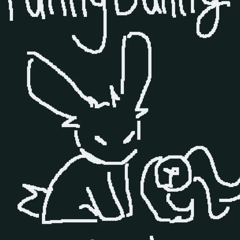 FUNNYBUNYY HUHHH by @PosItIveART19