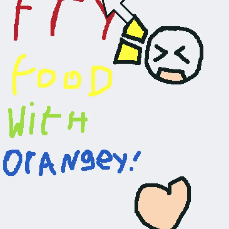 Fry food with orangey by @Worldofplushies_official