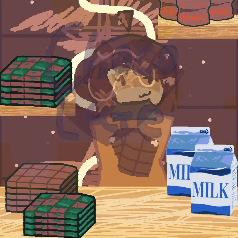 Chocolate mukbang by @-_R1C3_RHYS_-