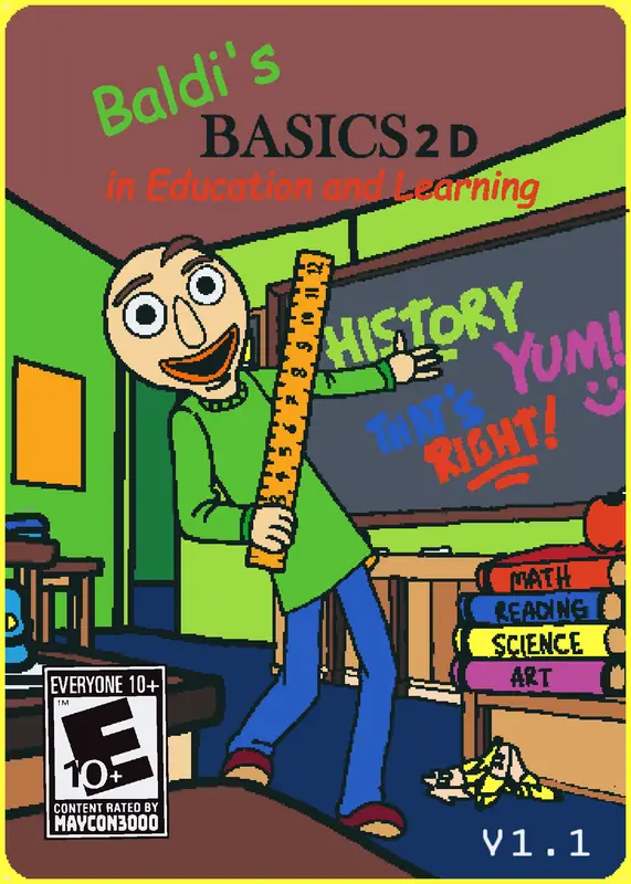 Baldi's Basics 2D by @maycon3000