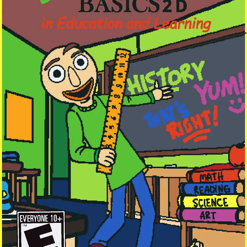 Baldi's Basics 2D by @maycon3000