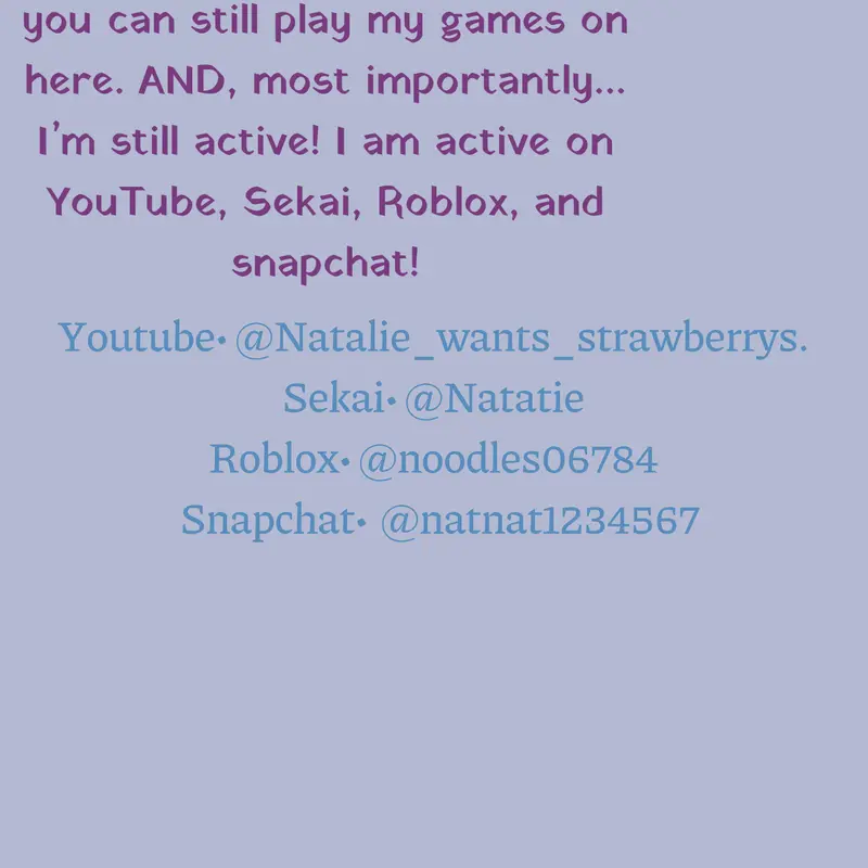Game by @natalielmau