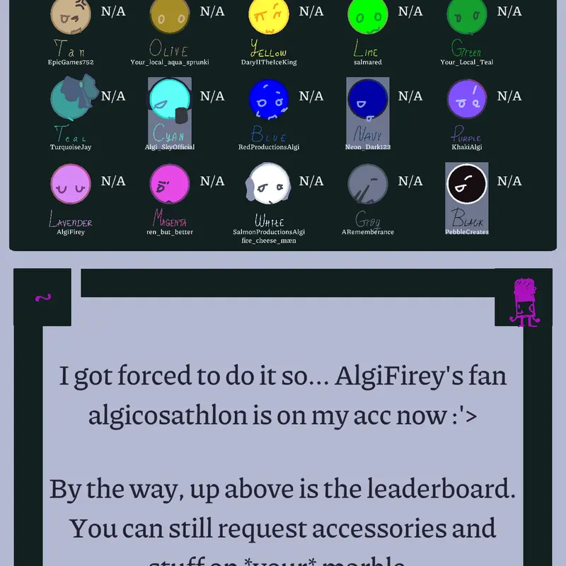 Fan Algicosathlon by @ARememberance