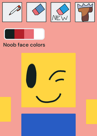 Draw a noob face