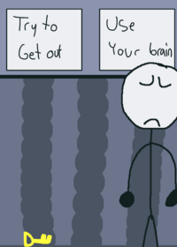 Stick man ending game