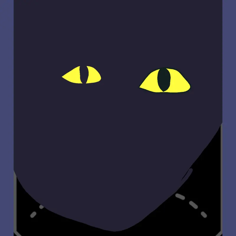 Secret agent face 🐈‍⬛ by @bearthekid