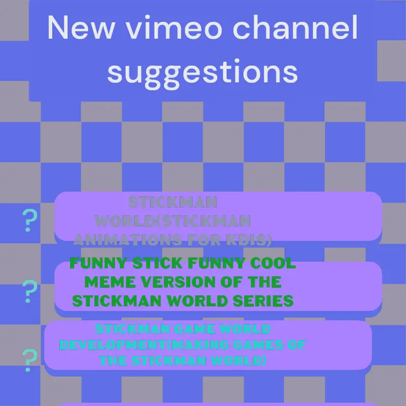 Suggestions for a new channel by @redguides