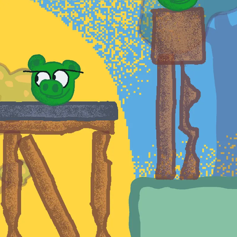 Angry birds recreated by @tuber12345ff