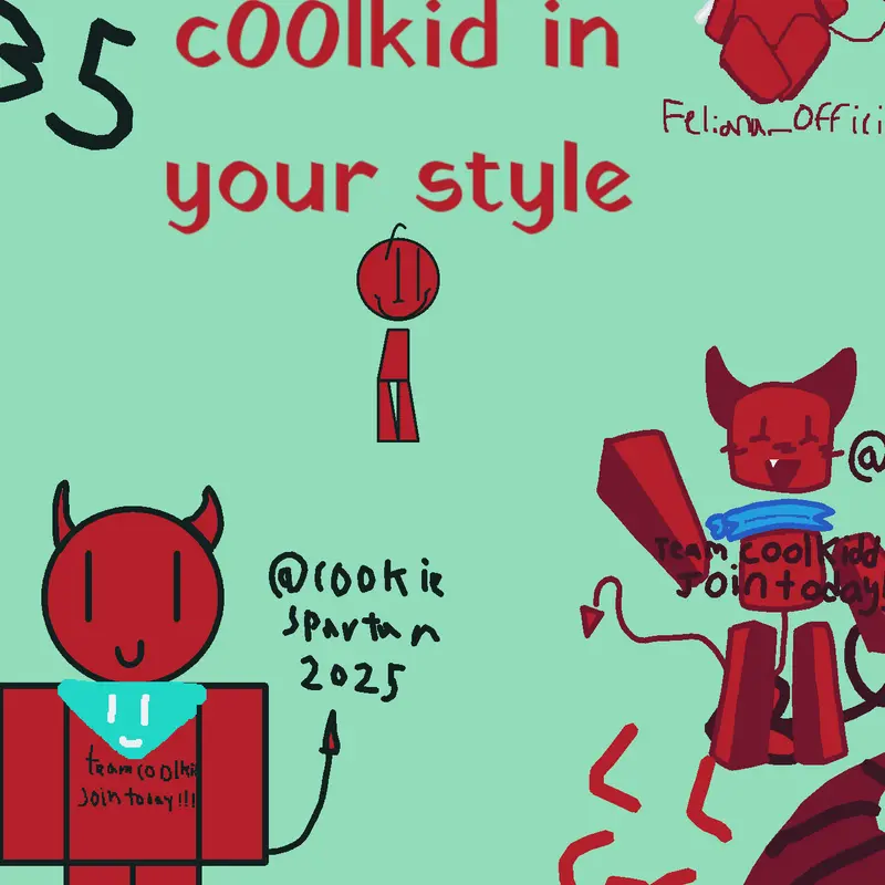 Draw coolkid in ur style! by @M4NGl3_F4N