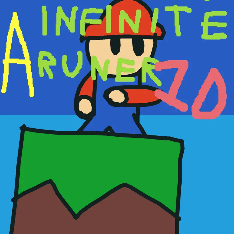 mario in a infinite runner(1D) by @retro123worldYT