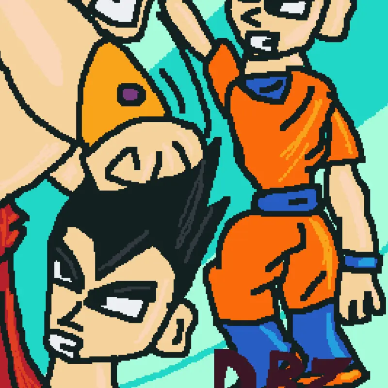 DBZ battle by @c00lkidd-1