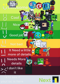 Rating you oc cool you game I create
