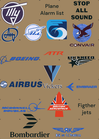Plane pull up alarm list