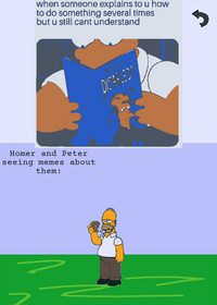 Homer Simpson and Peter Griffin reacting to...