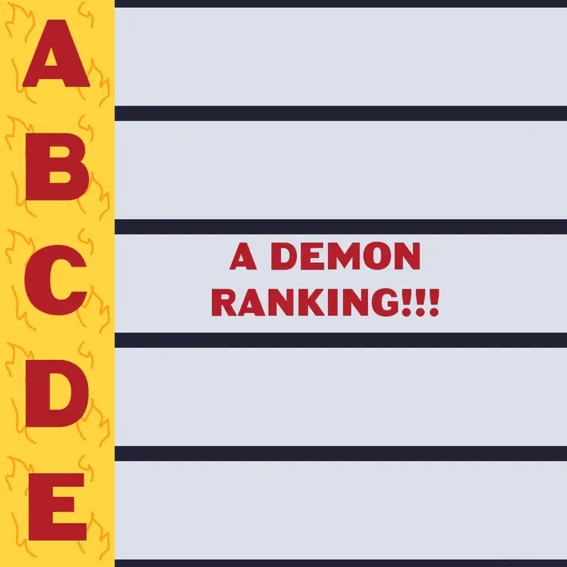 A demooon RANKING!!!💥 by @zieloon