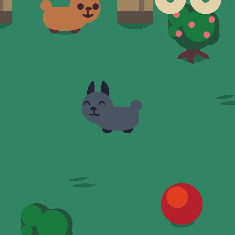 Little dog adventure game! by @RainbowFox14