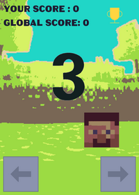 Save the Steve game with leaderboard