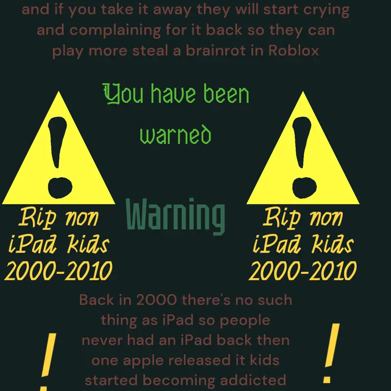 iPad kid warning by @-ant_Studios-