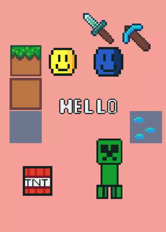 Minecraft textures by @JesusD_2