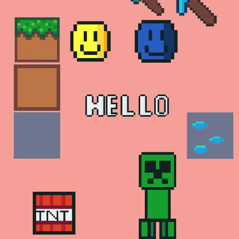 Minecraft textures by @JesusD_2