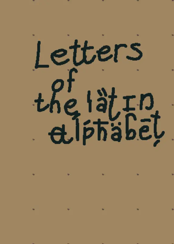 LETTERS OF THE ꝆȀƮɪȠ ALPHABET by @Lorant_is_a_deck